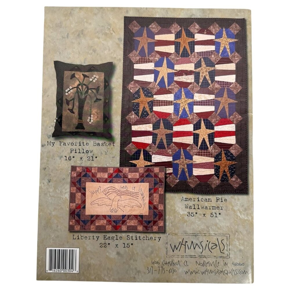 Woolgathering By Whimsicals Quilt Pattern Book Terri Degenkolb Appliqué Vintage - Picture 2 of 10